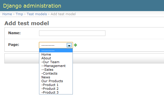 Django Admin - usable drop-down Django Admin - usable drop-down